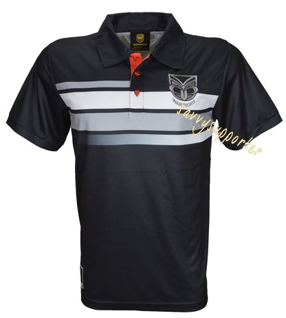 New Zealand Warriors NRL Mens Sublimated Polo Shirt