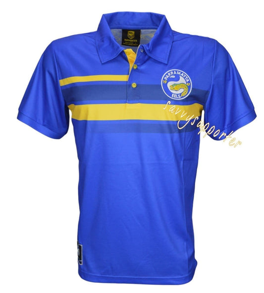 Parramatta Eels NRL Mens Sublimated Polo Shirt