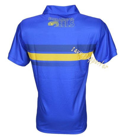 Parramatta Eels NRL Mens Sublimated Polo Shirt