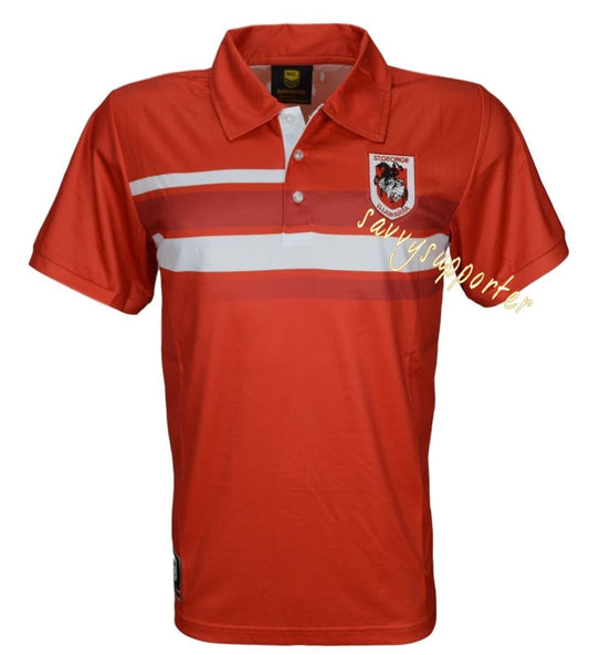 St George Dragons NRL Mens Sublimated Polo Shirt
