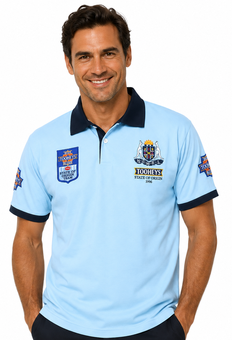 NSW Blues 1996 Mens State of Origin Retro Jersey