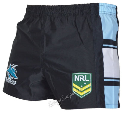 Cronulla Sharks NRL Footy Shorts Adults