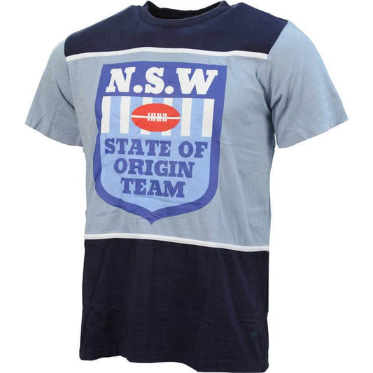 NSW Blues State of Origin Mens Striped Tee
