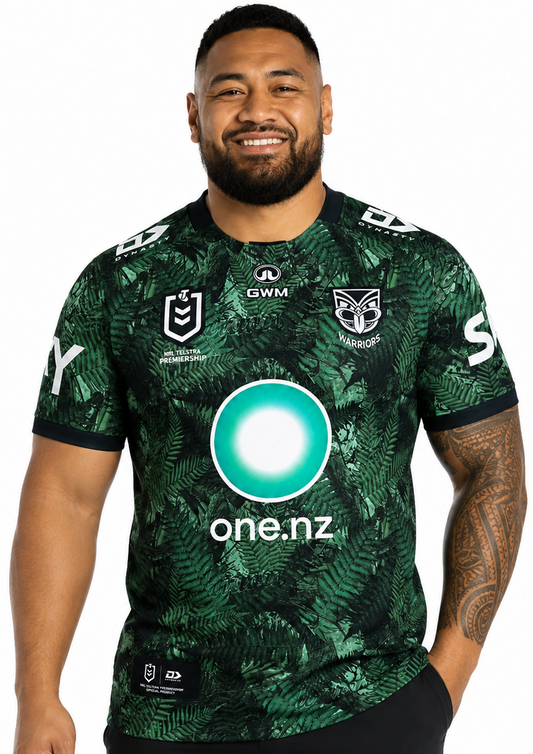 New Zealand Warriors 2026 NRL Mens Te Taiao Indigenous Jersey