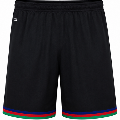 New Zealand Warriors 2026 NRL Mens Black Gym Training Shorts