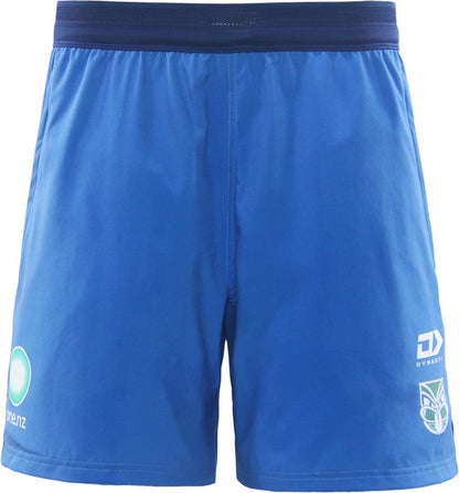 New Zealand Warriors 2026 NRL Mens Blue Gym Training Shorts
