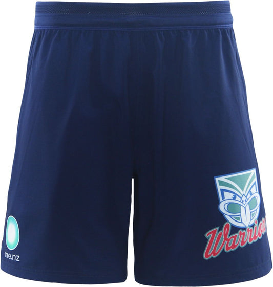 New Zealand Warriors 2026 NRL Mens Navy Gym Training Shorts