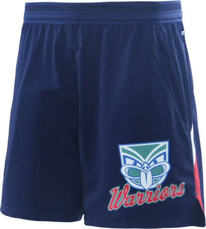 New Zealand Warriors 2026 NRL Mens Navy Gym Training Shorts