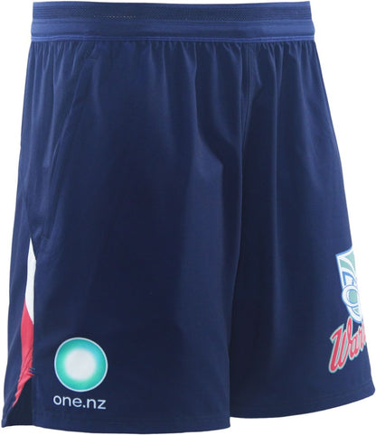 New Zealand Warriors 2026 NRL Mens Navy Gym Training Shorts