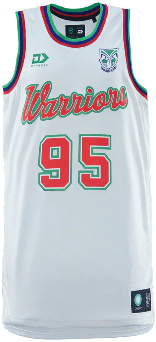 New Zealand Warriors 2026 NRL Mens Basketball Singlet