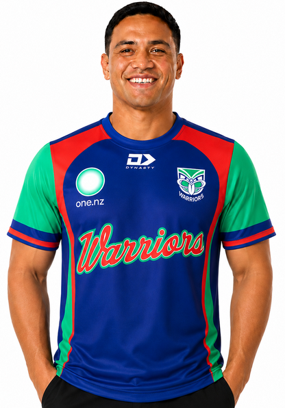 New Zealand Warriors 2026 NRL Mens Warm Up Tee