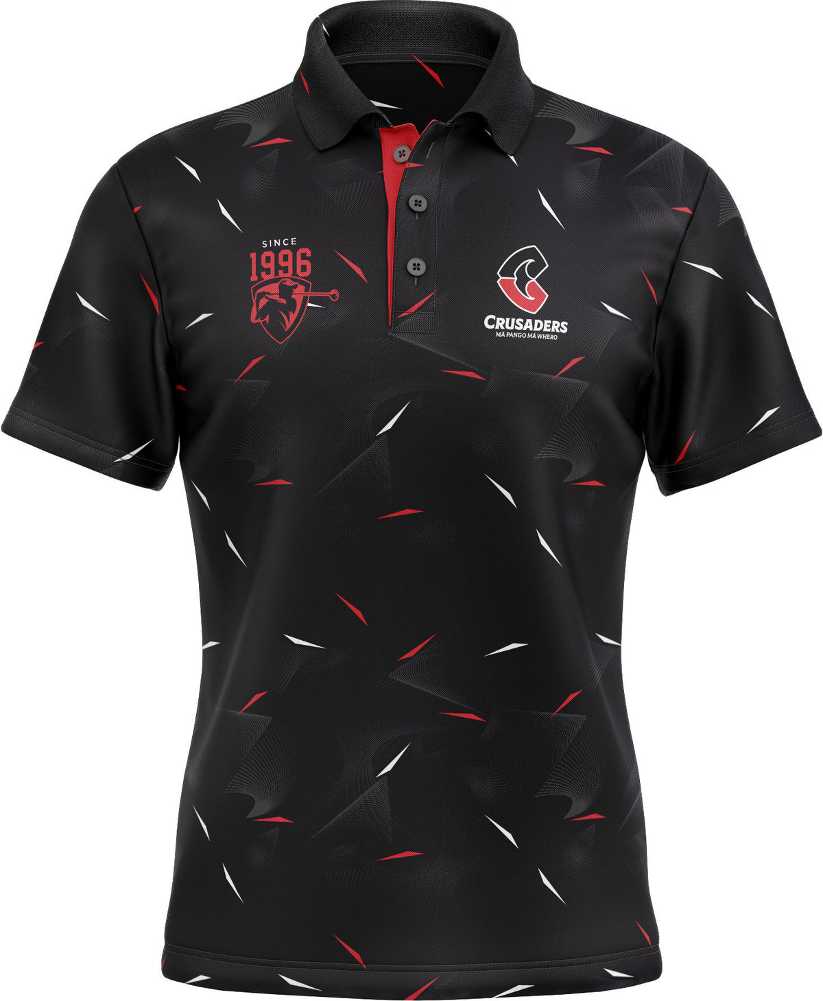 Canterbury Crusaders Rugby Union Mens Links Golf Polo Shirt