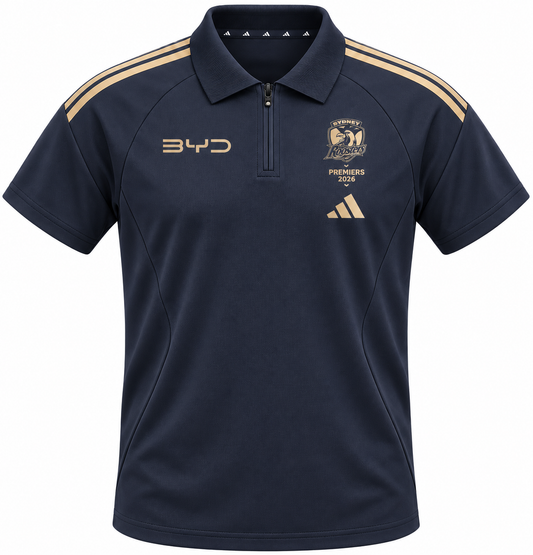 Sydney Roosters 2026 NRL Mens Premiers Polo Shirt *PRESALE*