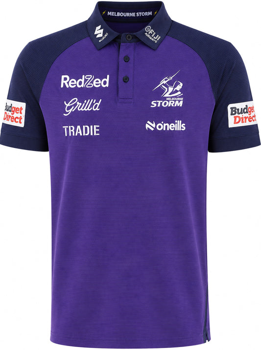 Melbourne Storm 2026 NRL Mens Media Polo Shirt