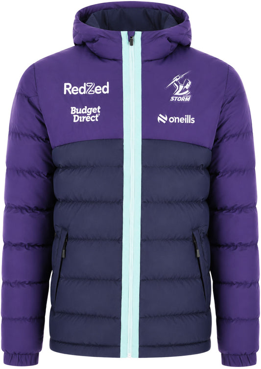 Melbourne Storm 2026 NRL Mens Hooded Padded Jacket