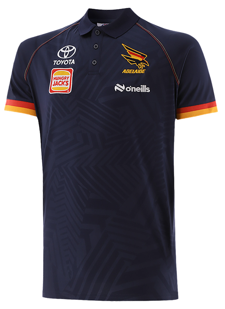 Adelaide Crows 2026 AFL Mens Media Polo Shirt