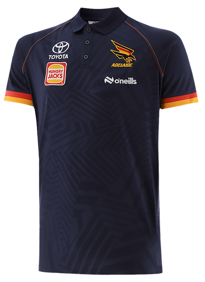 Adelaide Crows 2026 AFL Mens Media Polo Shirt