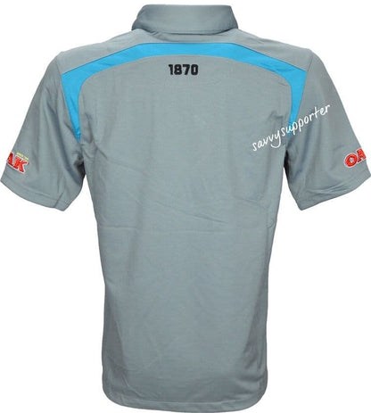 Port Adelaide Power Grey Media Polo Shirt