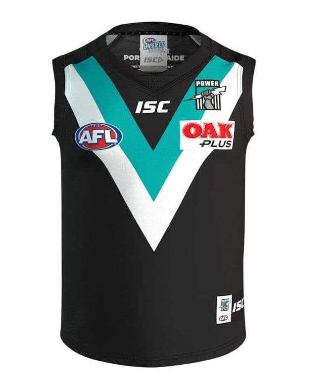 Port Adelaide Power AFL Home Guernsey Adults, Ladies and Kids