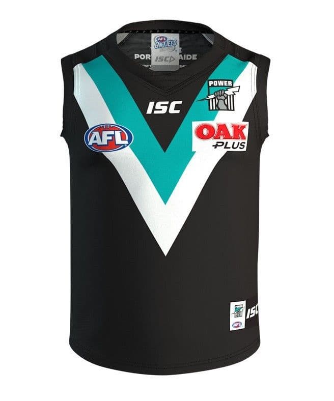 Port Adelaide Power AFL Home Guernsey Adults, Ladies and Kids