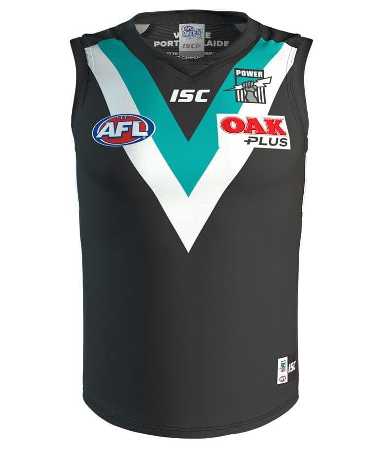 Port Adelaide Power AFL Home Guernsey Adults, Ladies and Kids