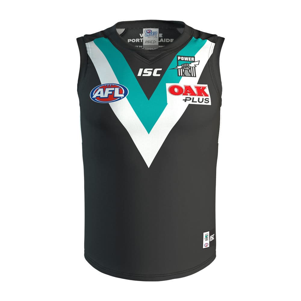 Port Adelaide Power AFL Home Guernsey Adults, Ladies and Kids