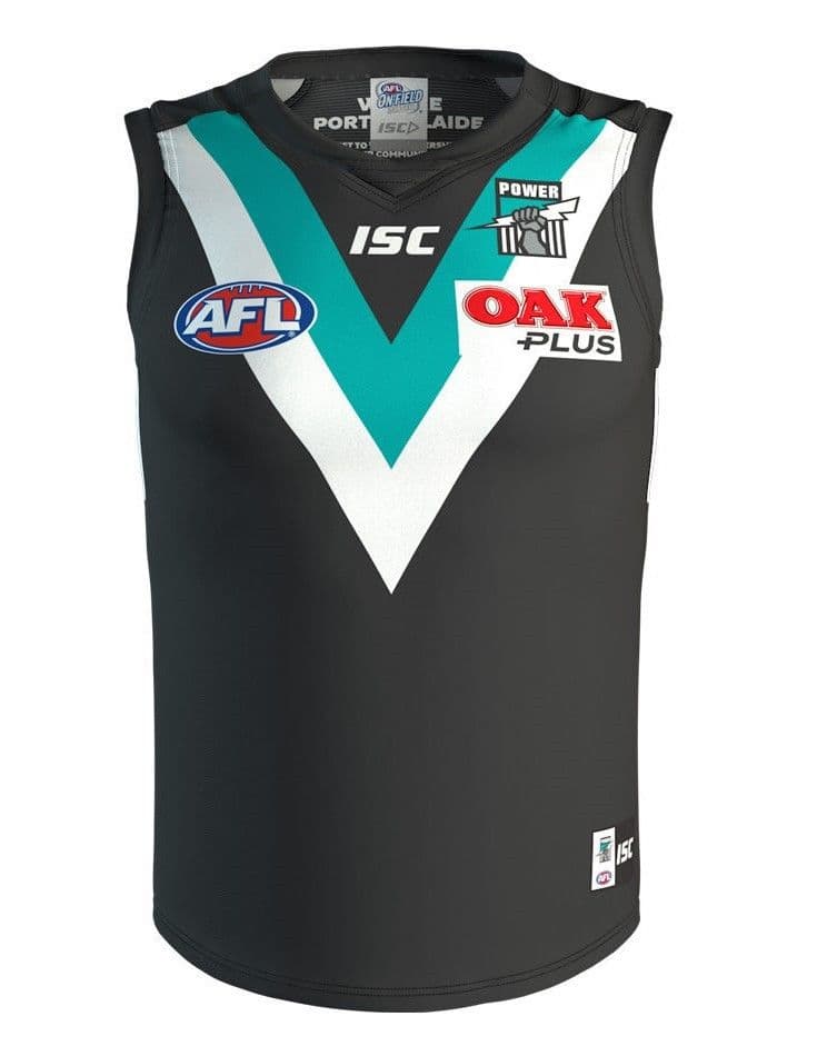 Port Adelaide Power AFL Home Guernsey Adults, Ladies and Kids