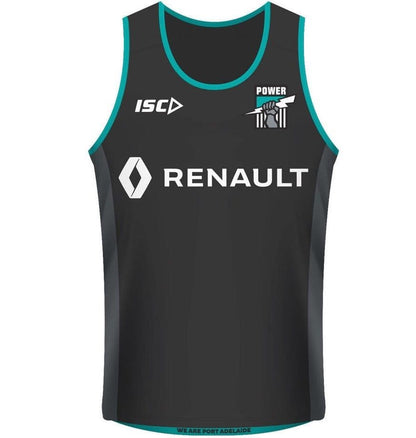 Port Adelaide Power AFL Black Training Singlet