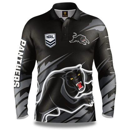 Penrith Panthers NRL Mens Ignition Fishing Shirt