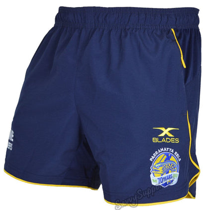 Parramatta Eels NRL Mens Navy Training Shorts