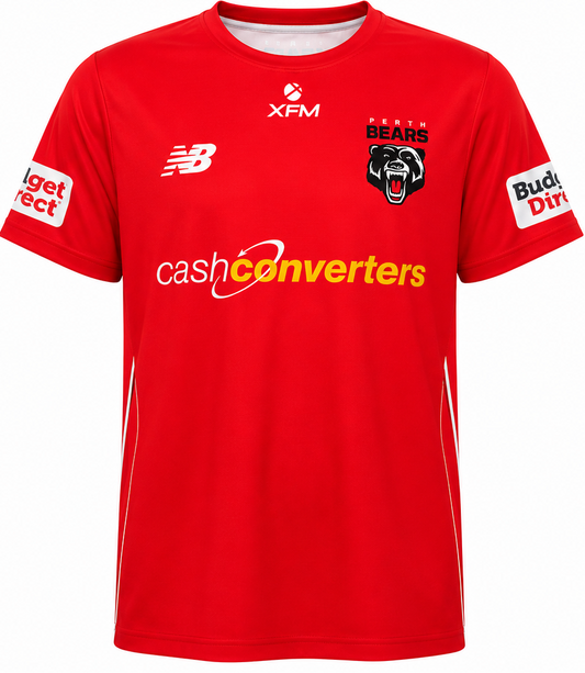 Perth Bears 2026 NRL Mens Red Training Shirt