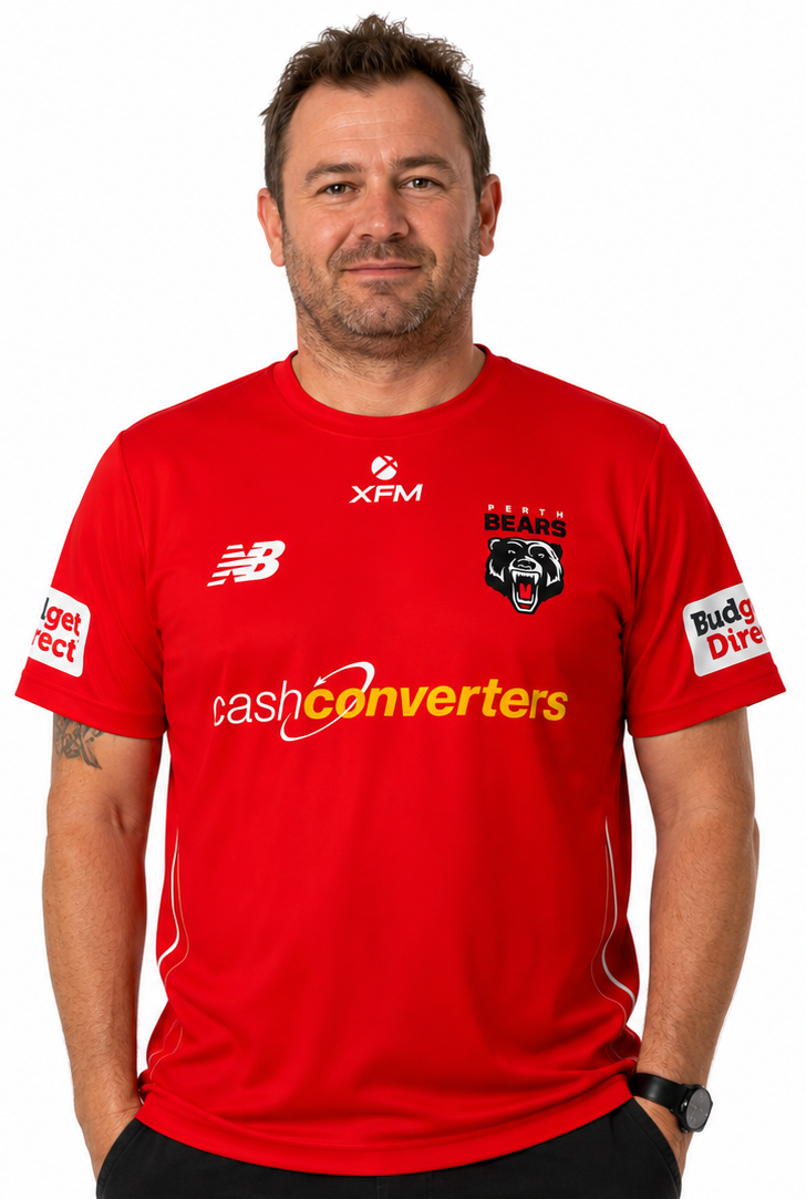 Perth Bears 2026 NRL Mens Red Training Shirt