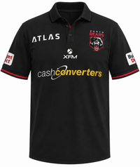 Perth Bears 2026 NRL Mens Black Polo Shirt