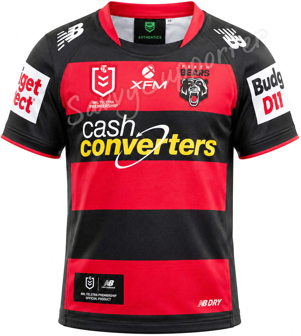 Perth Bears 2027 NRL Kids Home Jersey