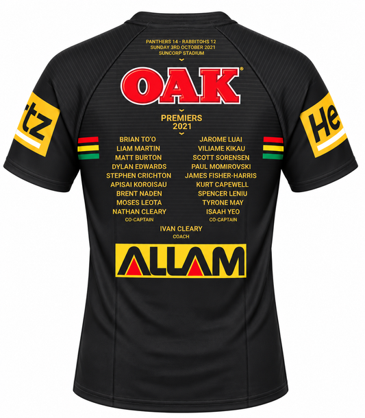 Penrith Panthers 2021 NRL Mens Premiers Jersey