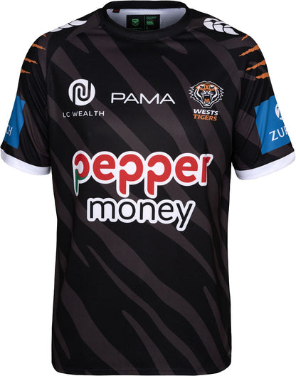 Wests Tigers 2026 NRL Mens Warm Up Shirt
