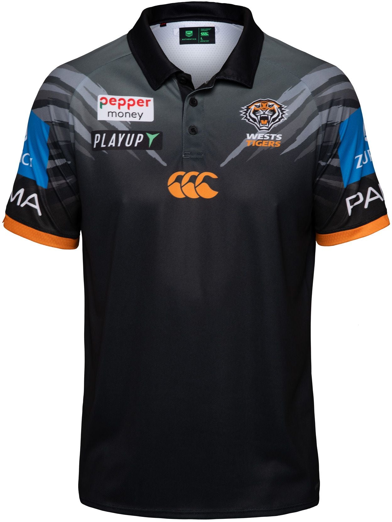 Wests Tigers 2026 NRL Mens Media Polo Shirt