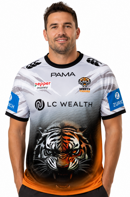 Wests Tigers 2026 NRL Mens Alternate Training Shirt