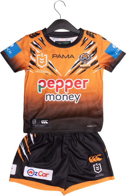 Wests Tigers 2026 NRL Toddler Home Jersey Set