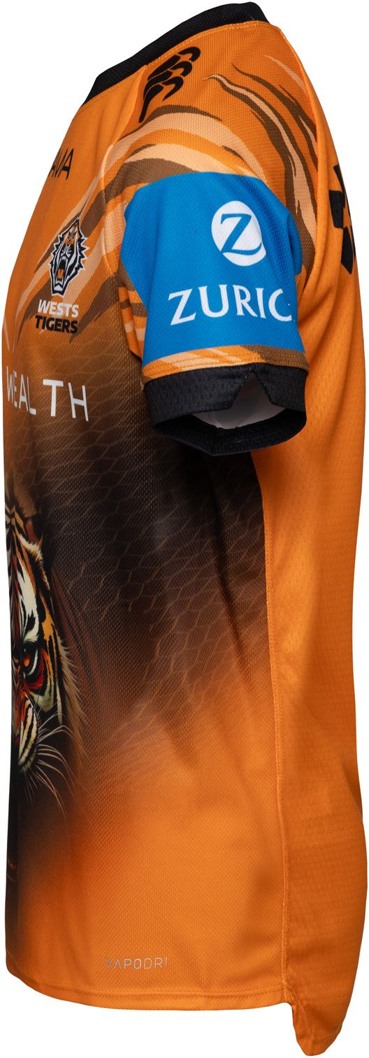 Wests Tigers 2026 NRL Mens Orange Training Shirt