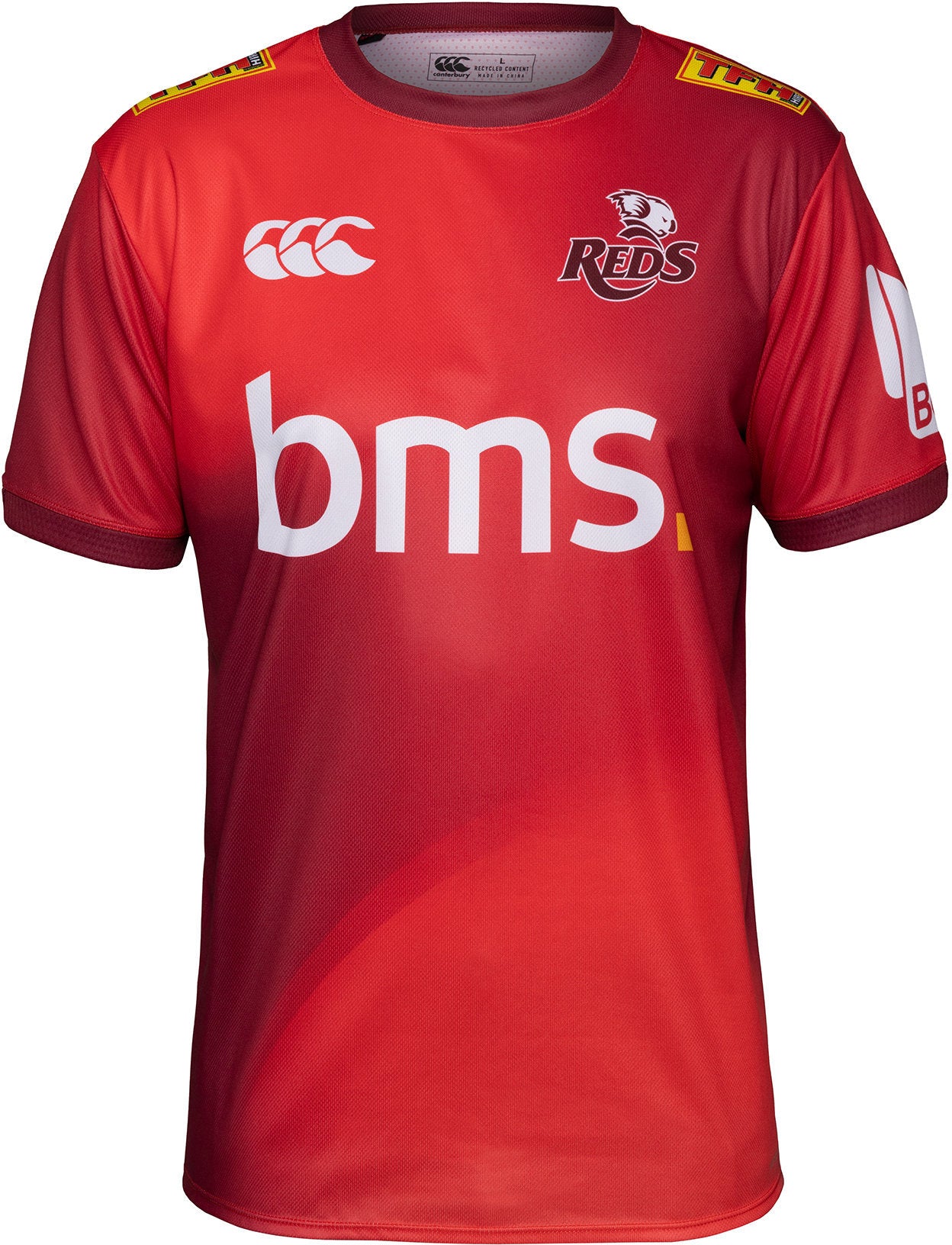 Queensland Reds 2026 Rugby Union Mens Red Training Shirt