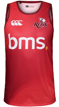 Queensland Reds 2026 Rugby Union Mens Red Training Singlet