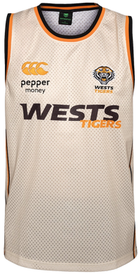 Wests Tigers 2026 NRL CCC Mens Basketball Singlet