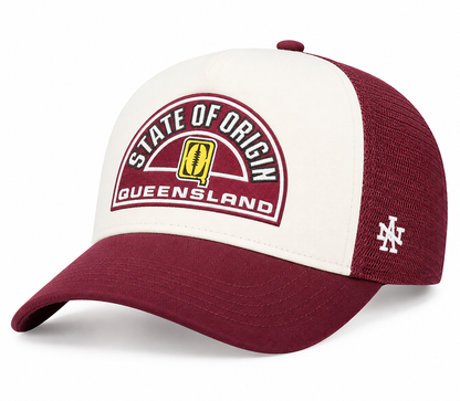 QLD Maroons Ivory/Maroon Retro Sinclair Cap