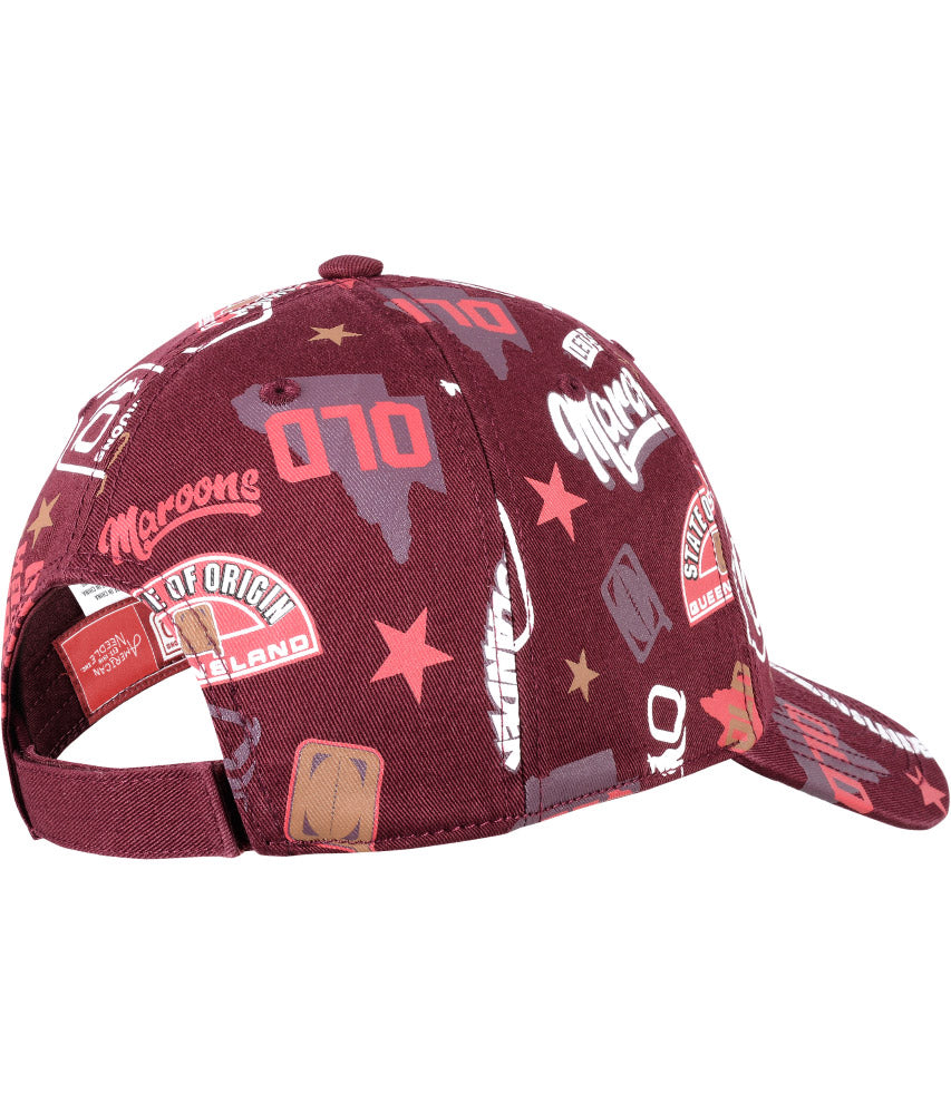 QLD Maroons 2026 State of Origin All Over Logo Ballpark Cap