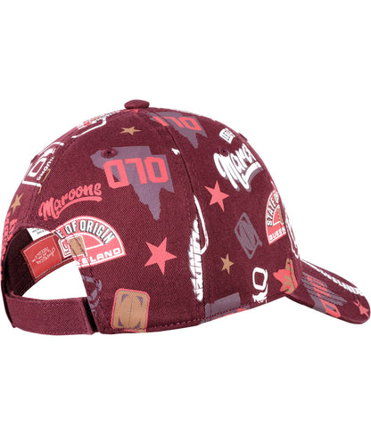 QLD Maroons 2026 State of Origin All Over Logo Ballpark Cap