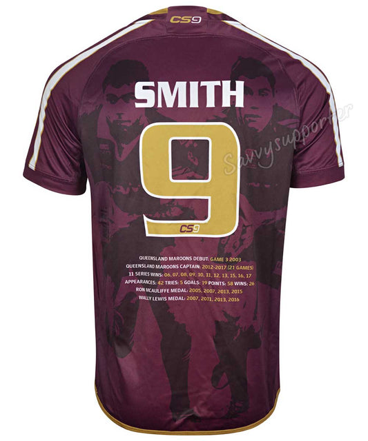 QLD Maroons State of Origin Mens Cameron Smith Jersey - size M