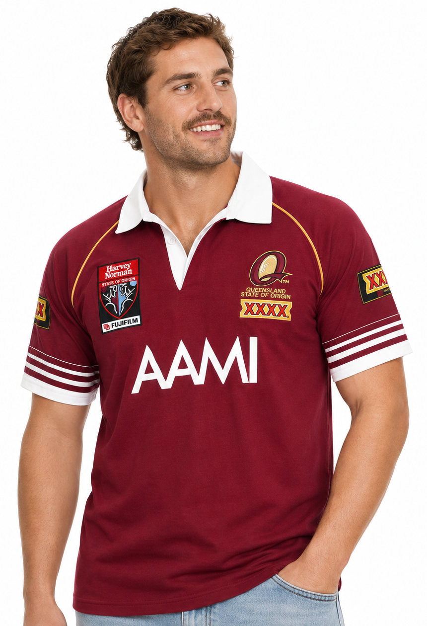 QLD Maroons 2006 Mens State of Origin Retro Jersey