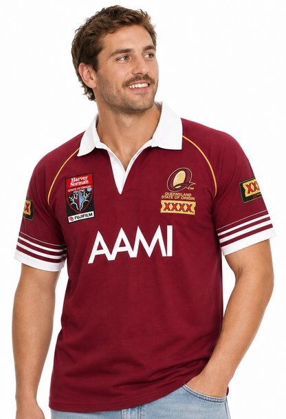 QLD Maroons 2006 Mens State of Origin Retro Jersey