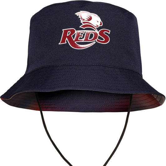 Queensland Reds 2026 Rugby Union Mens Reversible Bucket Hat